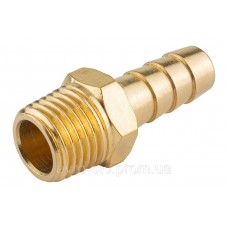 Штуцер пневматический наружная резьба 1/4