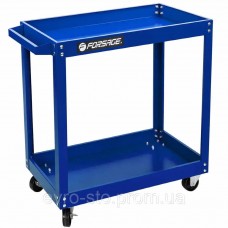 Тележка инструментальная 2-х полочная (350х770х820мм, размеры полок-60х350х700мм) Forsage F-1141342