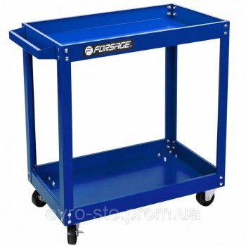 Тележка инструментальная 2-х полочная (350х770х820мм, размеры полок-60х350х700мм) Forsage F-1141342 Тележка инструментальная 2-х полочная (350х770х820мм, размеры полок-60х350х700мм) Forsage F-1141342