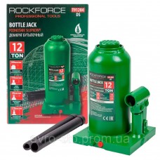 Домкрат 12т бутылочный (200-370мм) Rockforce RF-T91204(DS)