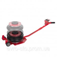 Домкрат подкатной пневматический 5т (144-440мм; 6-12bar; 3 подушки; Ø320мм) Forsage F-YHQD-3WT-320A