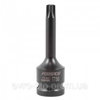 Головка-бита TORX ударная TH50 с отверстием, 1/2'' F-24607850T