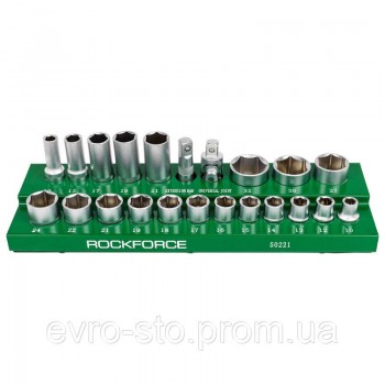 Набор шестигранных головок 1/2'', 22 предмета ROCKFORCE RF-50221