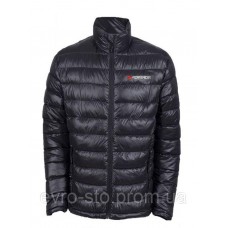Куртка болоньевая с электроподогревом водоотталкивающая(р.50-52, черная, АКБ:5V, 2A, от 10000 mAh, 3 режима