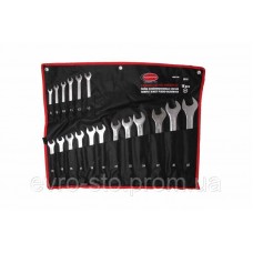 Набор ключей комбинированных 18 предметов 6гр.(8-19, 21, 22, 24, 27, 30, 32мм), на полотне ROCKFORCE RF-5186H