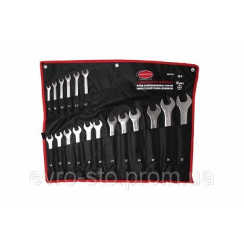 Набор ключей комбинированных 18 предметов 6гр.(8-19, 21, 22, 24, 27, 30, 32мм), на полотне ROCKFORCE RF-5186H Набор ключей комбинированных 18 предметов 6гр.(8-19, 21, 22, 24, 27, 30, 32мм), на полотне ROCKFORCE RF-5186H