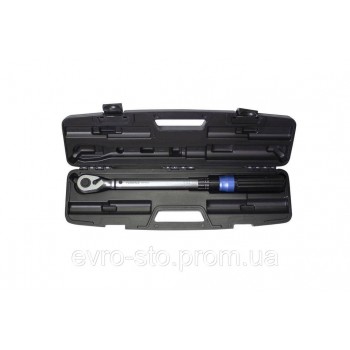 Ключ динамометрический щелчкового типа с быстрой фиксацией ''Premium''20-120Нм,1/2'',в пластиковом кейсе