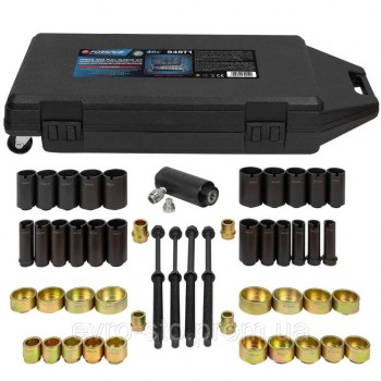 Универсальный гидравлический съемник сайлентблоков и втулок 49 пр. Forsage F-949T1 Универсальный гидравлический съемник сайлентблоков и втулок 49 пр. Forsage F-949T1