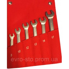 Набор ключей комбинированных 6 предметов 8-17 мм NKK006 8-17