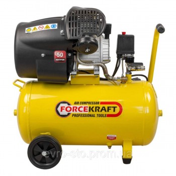 Компрессор 2-х поршневой с прямым приводом (ресивер 50л, 8 бар, 320л/м, 2200W, 230V) FK-V30/50 Компрессор 2-х поршневой с прямым приводом (ресивер 50л, 8 бар, 320л/м, 2200W, 230V) FK-V30/50