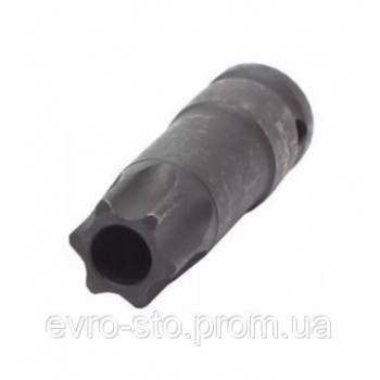 Головка-бита TORX ударная TH70 с отверстием, 1/2''