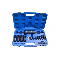 Съемник дизельных форсунок 14пр. (обратный молоток), в кейсе