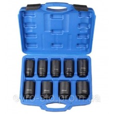 Набір інструментів для гайок осі, 9 шт.1/2