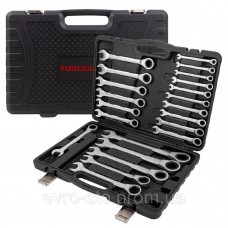 Набор ключей трещоточных 22пр. (6-32мм) FORCEKRAFT FK-10341