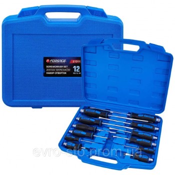 Набор силовых ударных магнитных отверток 11пр. (SL/PH) Forsage F-21311