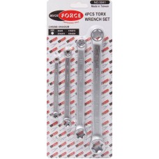 Набор ключей накидных Е-профиль 4 предмета (Е6хЕ8, Е10ХЕ12, Е14ХЕ18,Е20хЕ24) ROCKFORCE RF-5041