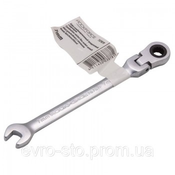 Ключ комбинированный трещоточный с шарниром 17мм ROCKFORCE RF-75717F Ключ комбинированный трещоточный с шарниром 17мм ROCKFORCE RF-75717F