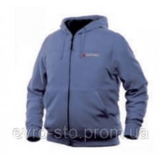 Куртка-байка с электроподогревом водоотталкивающая(р.50-52, синяя, АКБ:5V, 2A, от 10000 mAh, 3 режима нагрева,