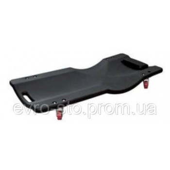 Лежак ремонтный пластиковый подкатной на 4-х колесах (400х920мм) ROCKFORCE RF-TRH6803