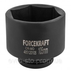 Головка ударная глубокая 1'', 105мм (6гр.) FORCEKRAFT FK-485120105