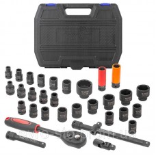 Набор инструментов ударных 32пр.1/2''( 6-гр: 8-32мм, 12гр: 10,12,14,15,17,19,36ммCr-Mo) Forsage F-4323-5MPB