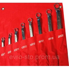 Набор ключей накидных 8 предметов 6-22 мм NNK008 6-22