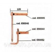 Електрод зігнутий для точковогозварювання
