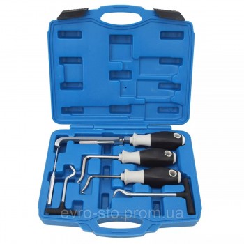 Набор крючков для демонтажа уплотнительных колец и сальников 6 предметов, в кейсе ROCKFORCE RF-906G13 Набор крючков для демонтажа уплотнительных колец и сальников 6 предметов, в кейсе ROCKFORCE RF-906G13