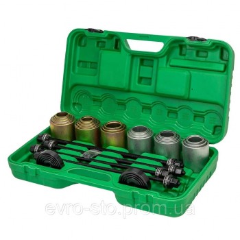 Набор инструментов для замены сайлентблоков, втулок и подшипников 26пр. Rockforce RF-933T1 Набор инструментов для замены сайлентблоков, втулок и подшипников 26пр. Rockforce RF-933T1