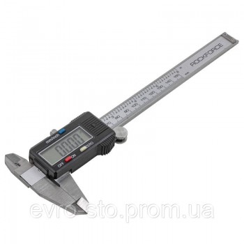 Штангенциркуль электронный (0-150мм, 0.01мм; внутр. Ø, наруж. Ø + глубиномер), в пластиковом футляре ROCKFORCE Штангенциркуль электронный (0-150мм, 0.01мм; внутр. Ø, наруж. Ø + глубиномер), в пластиковом футляре ROCKFORCE