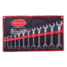 Набор ключей рожковых 12 предметов (6х7, 8х9, 10х11, 12х13, 14х15, 16х17, 17х19, 18х19, 21х23, 22х24, 24х27, 30х32мм) на полотне