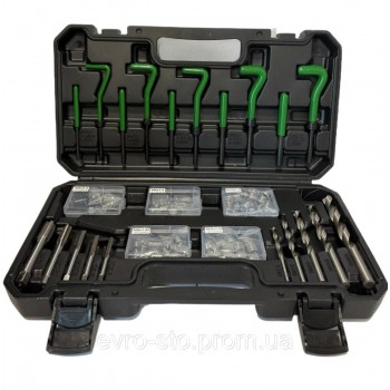 Набор для ремонта резьбы 131 предмет, M5-M12 RockForce RF-9131U1