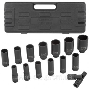 Набор головок ударных глубоких 15пр. 1/2