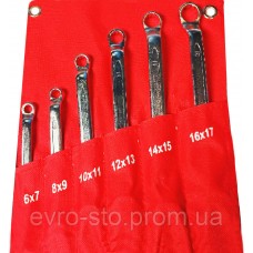 Набор ключей накидных 6 предметов 6-17 мм NNK006 6-17