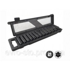 Набір довгих ударних головок 13 шт. 1/2