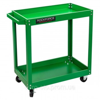 Тележка инструментальная 2-х полочная (350х770х820мм, размеры полок-60х350х700мм) ROCKFORCE RF-1141342 Тележка инструментальная 2-х полочная (350х770х820мм, размеры полок-60х350х700мм) ROCKFORCE RF-1141342