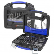 Набор сверл и бит 75пр. (по бетону, металлу, дереву) Forsage F-924U75