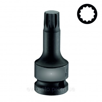 Головка-бита SPLINE ударная M6, 1/2'' F-24806006