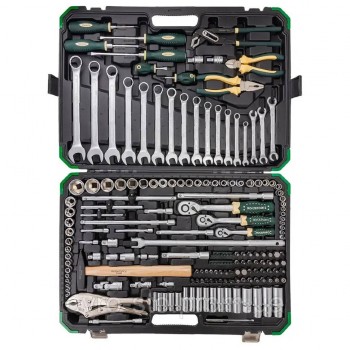 Набор инструментов 180+2пр. 1/4