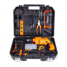 Набор инструментов с дрелью электрической,95пр.(220V,750W,0-2900об/мин),в кейсе IS-1095