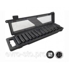 Набір довгих ударних головок 13 шт. 1/2