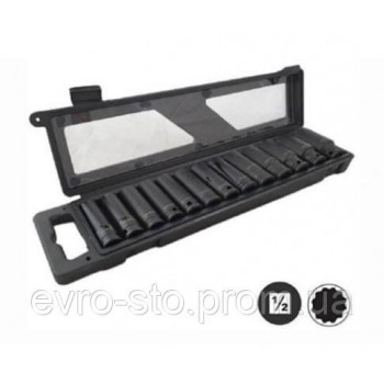 Набір довгих ударних головок 13 шт. 1/2