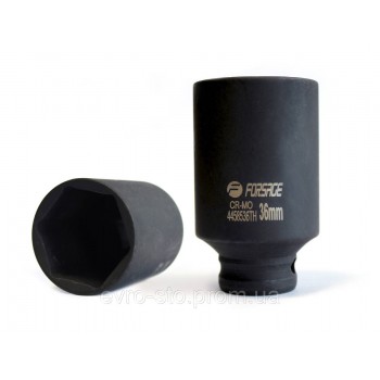 Головка ударная глубокая тонкостенная 36мм (6гр.),1/2 Головка ударная глубокая тонкостенная 36мм (6гр.),1/2