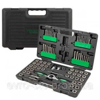 Набор метчиков и плашек 76пр. Rockforce RF-M076-3